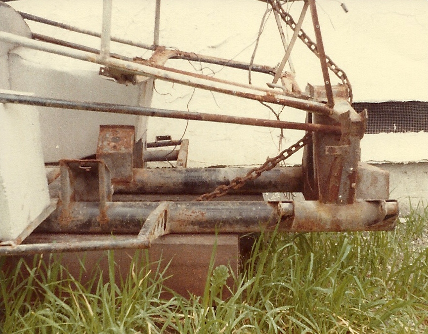 wrecked bare cobra chassis