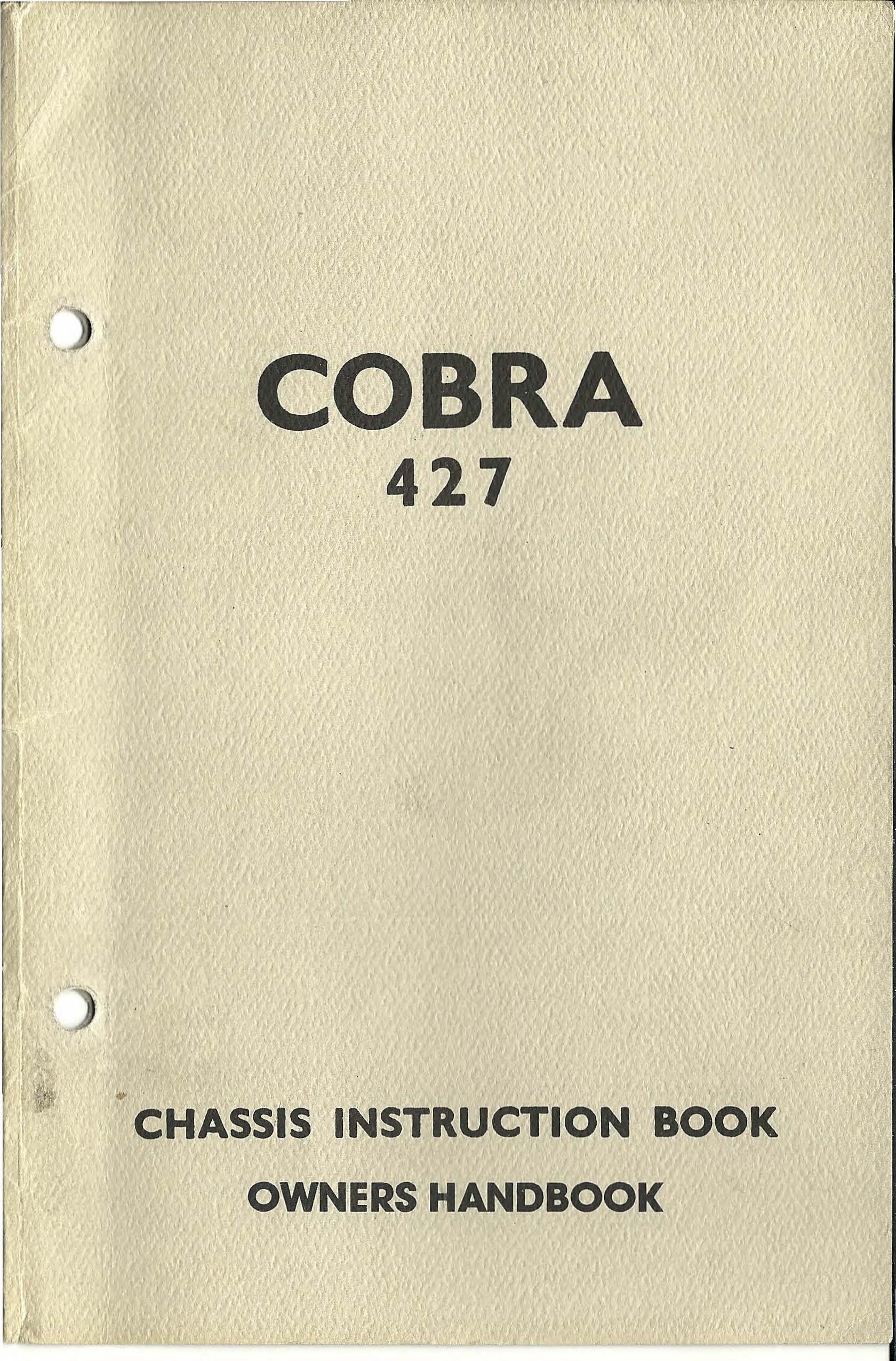 Cobra Owners Manuals