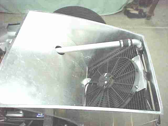 Daytona coupe cobra radiator duct fabrication